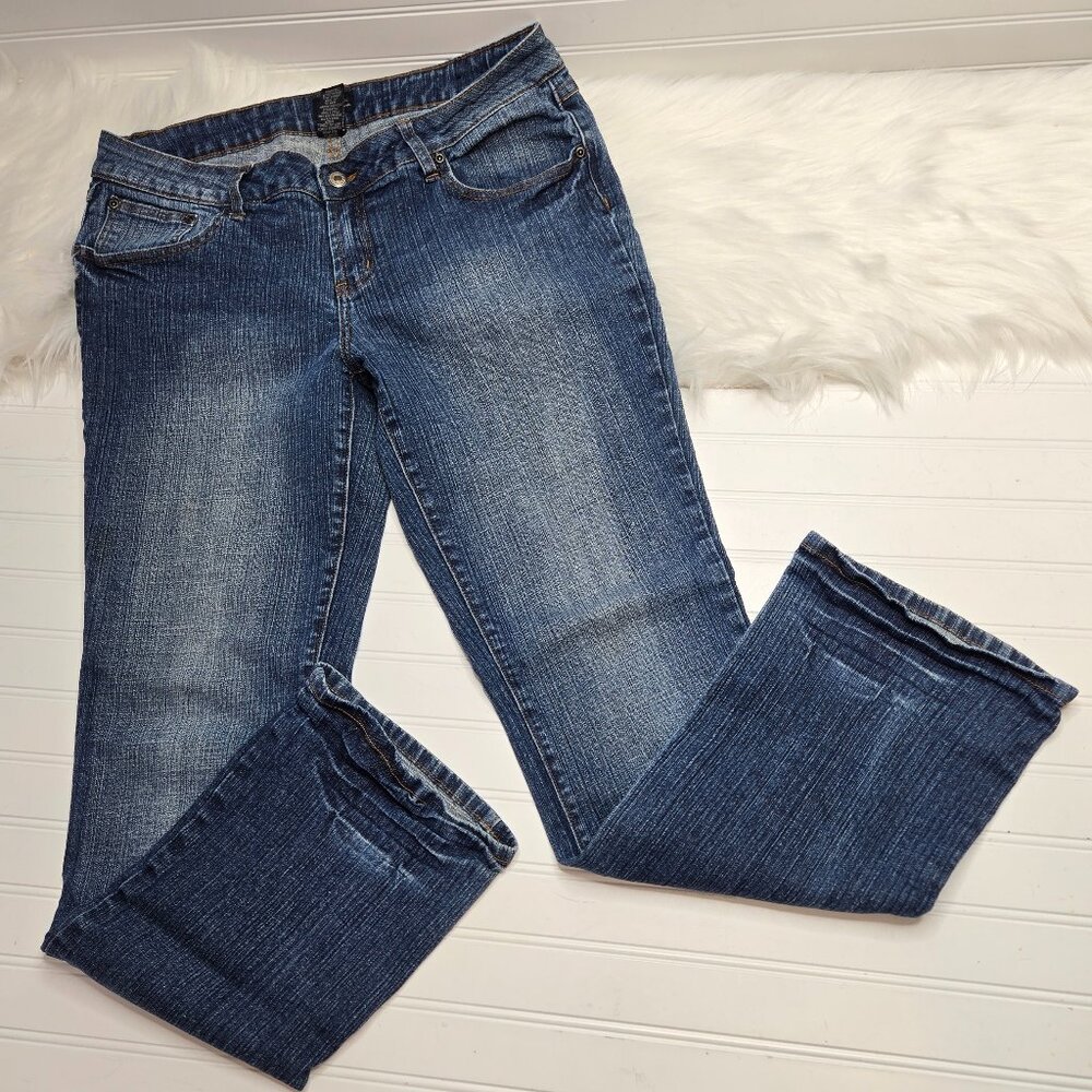 BP Bailey's Point Jeans Women's Plus Size 15 Bootcut Y2K Style Mid Rise Long